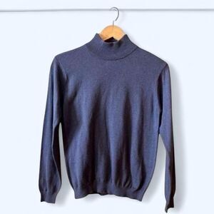 Talbots New Petites Size P Blue Long Sleeve Knit